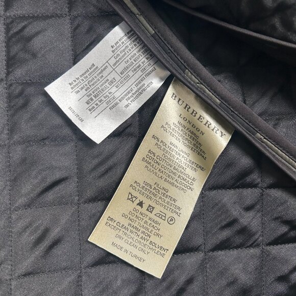 Burberry Black and Cream Checkered Utility Jacket - Picture 9 of 12